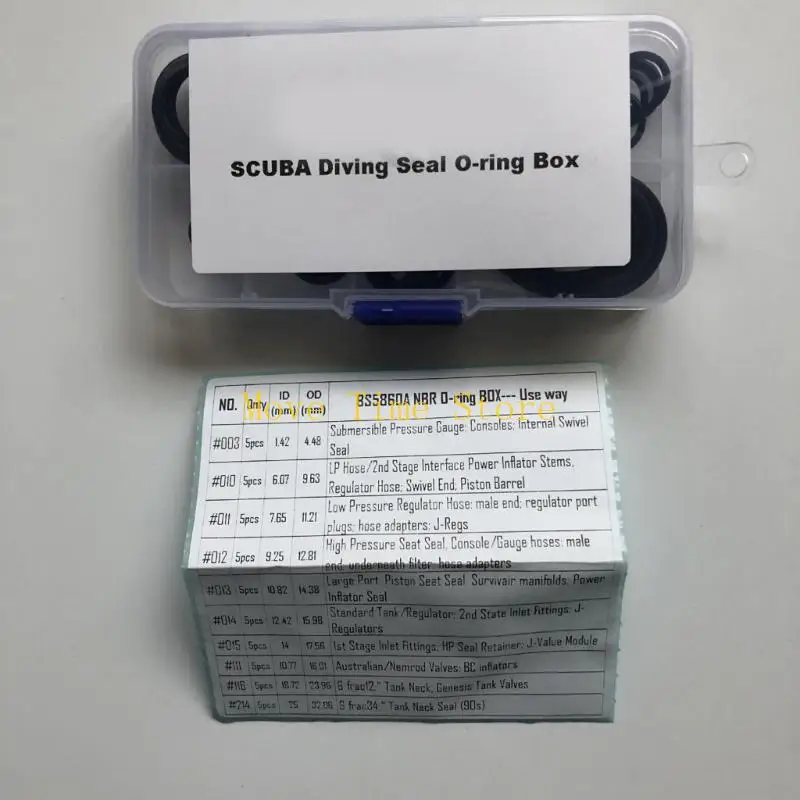 92ME 50Pcs 고무 가스켓 다이빙 호스 탱크 밸브 레귤레이터 씰 링 스쿠버 다이빙 씰링 링 다이빙 액세서리