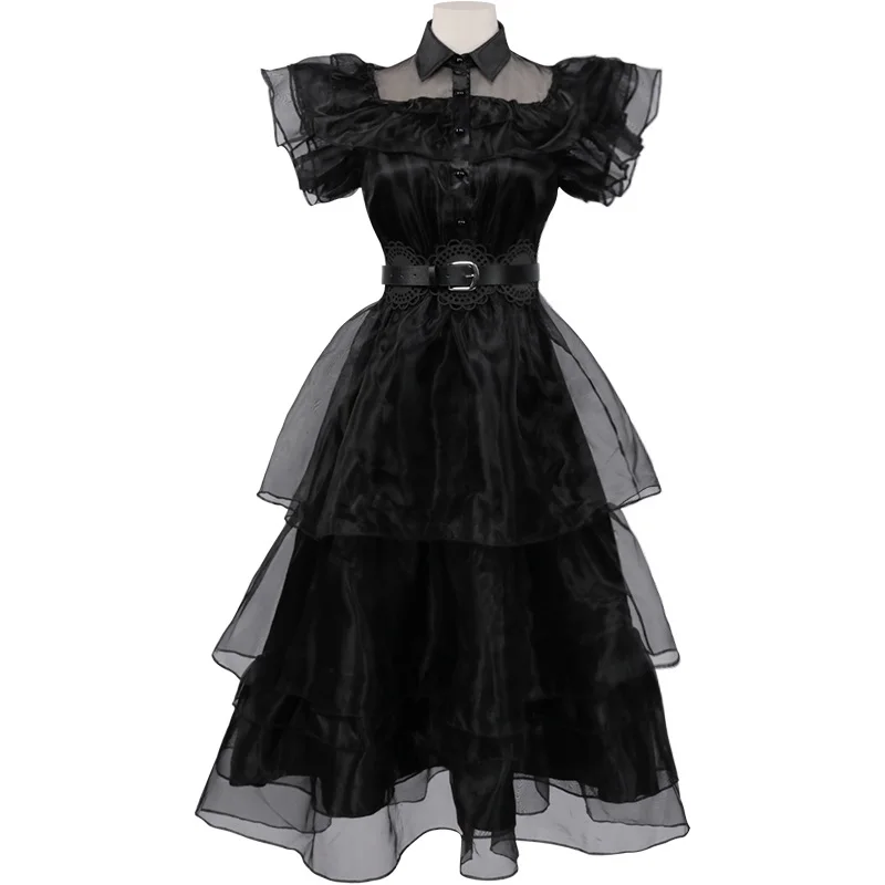 

Movie Cosplay Dresses Costume Gothic Style Adult Kids Children Dress Halloween Party Costumes