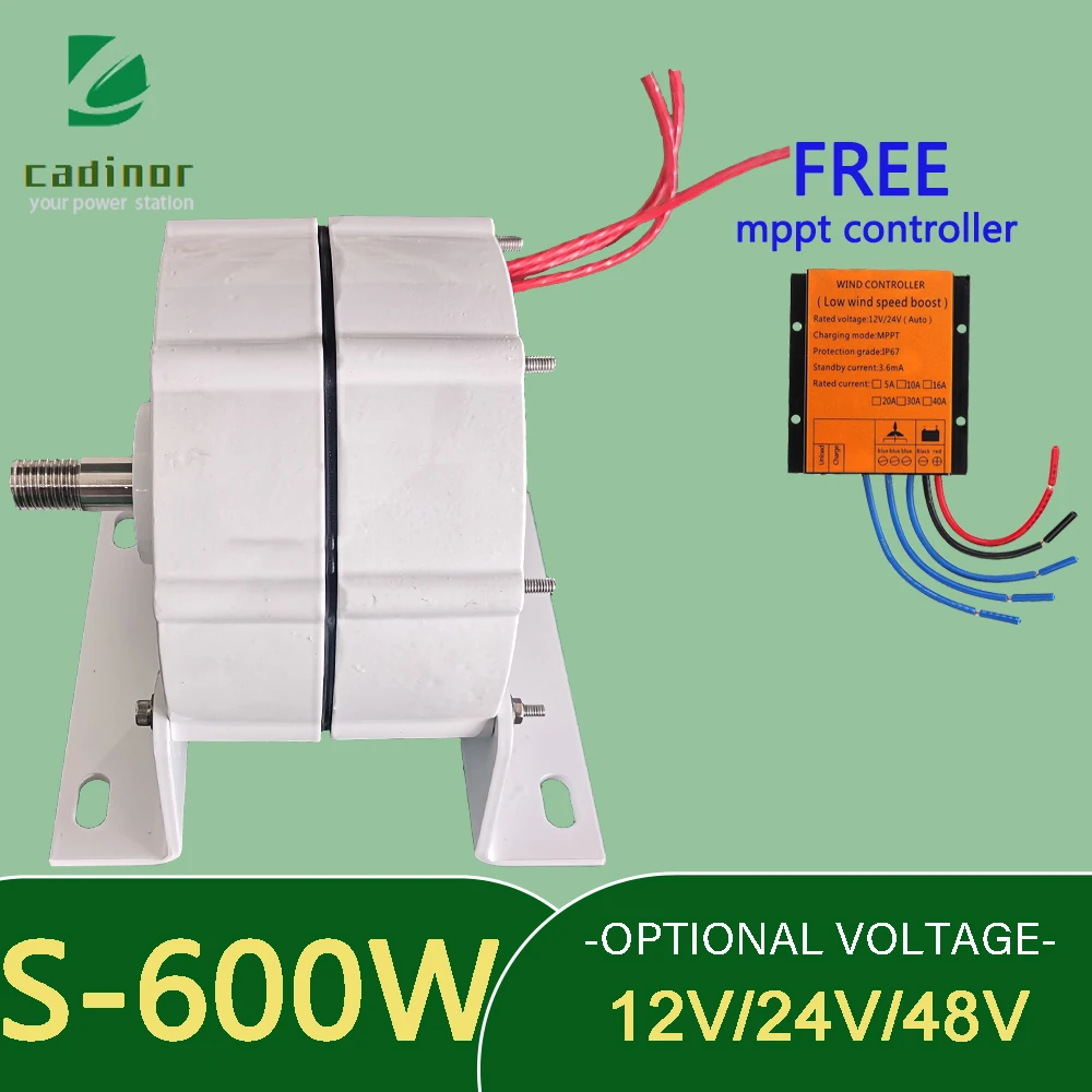 AC-Generator-1KW-Low-Speed-48V-24V-12V-Three-Phase-Gearless-Permanent ...