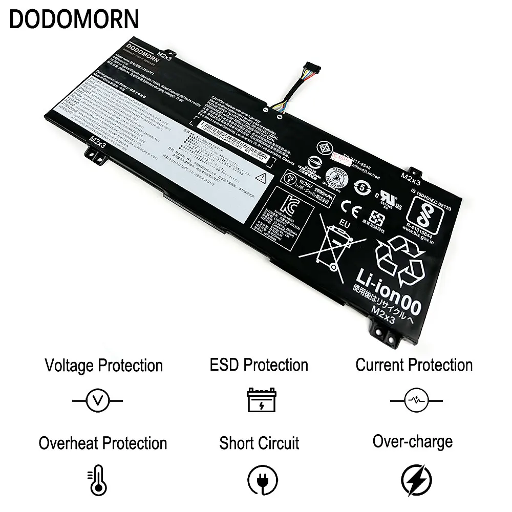 Bateria do Portátil para Lenovo Ideapad Lenovo Ideapad S54014iwl C340-14api C340-14iwl Flex-14api Xiaoxin Air142023 K3-iwl 2865mah L18c4pf3 Novo - Imagem 6