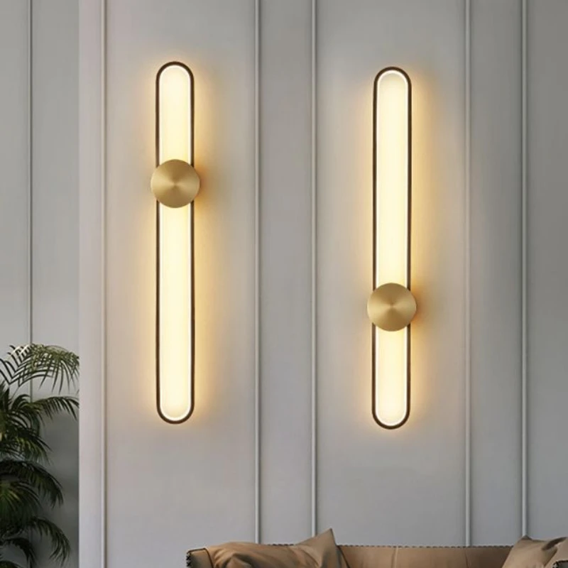 Nordic Style Wall Lamp Minimalist Modern LED Fixture for Bedroom Living ...