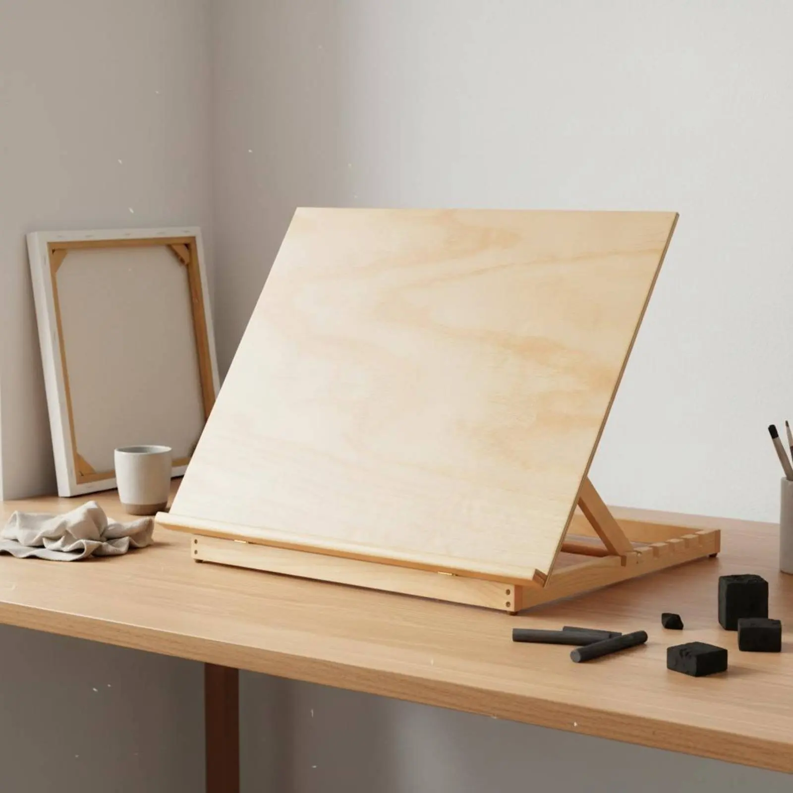 Portable Art Easel Set 2 in 1 Foldable Drawing Easel Adjustable Drawing Board Writing Utensil Ledge Wooden Sketch Board for Desk 1 Portable Art Easel Set 2 in 1 Foldable Drawing Easel Adjustable Drawing Board Writing Utensil Ledge Wooden Sketch Board for Desk 1