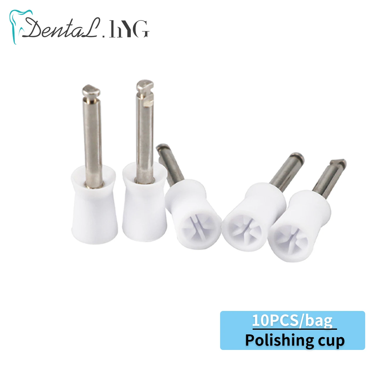 JUMTOP 100 Pz Spazzole Per Lucidatura Dentale Tipo Piatto - Foto 8