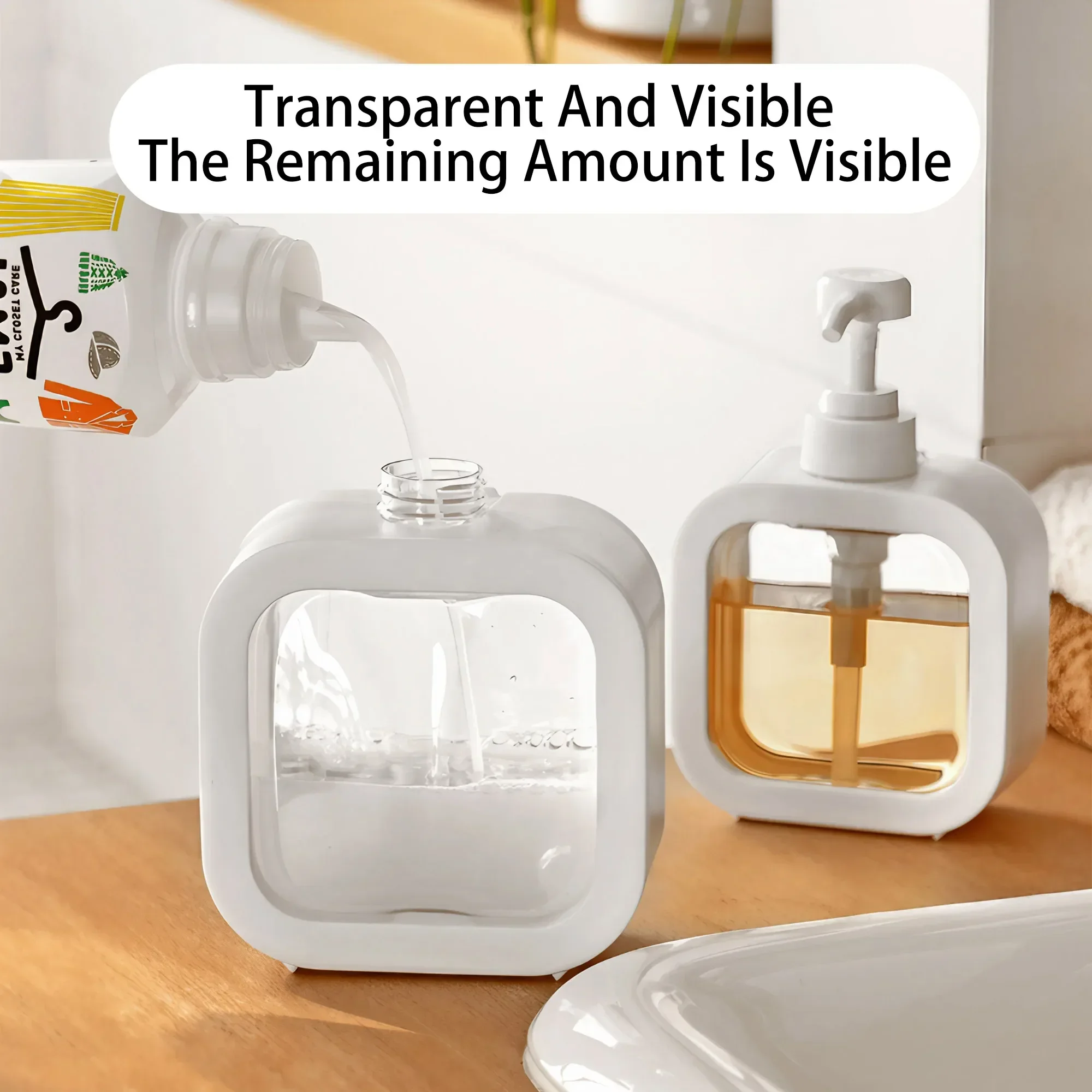 Portable Pump Dispenser for Liquid Essentials: Shampoo, Sanitizer, Lotion, and More