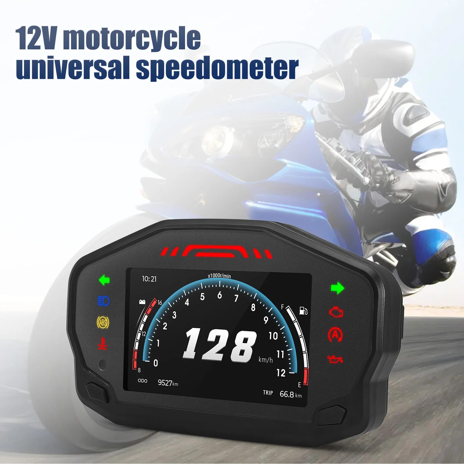 BIUGERCN Compteur De Vitesse Moto Tachymètre Groupe LCD Tableau De Bord Numérique Indicateurs De Vitesse Pour Talaria Sting MX4 MX3 TL4000