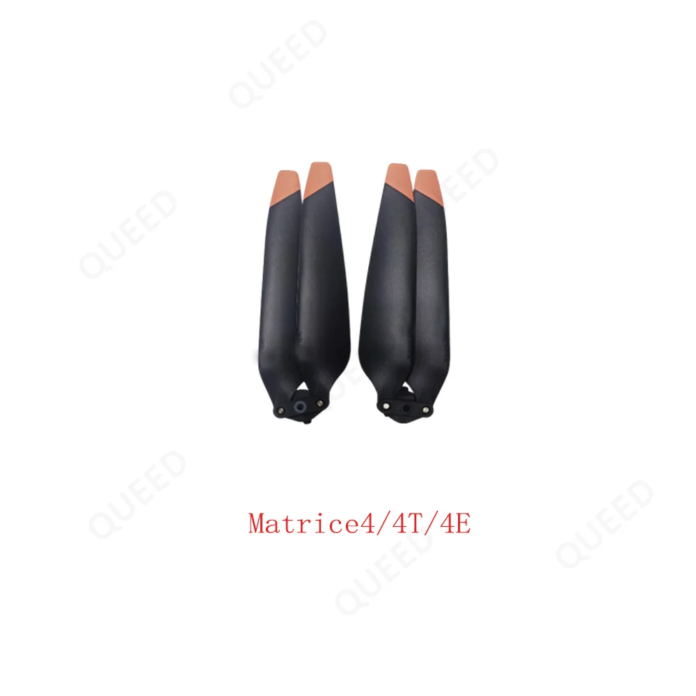 Détail des hélices drone DJI compatibles Matrice, Mavic, Mini, Air, montrant le pas et le matériau.