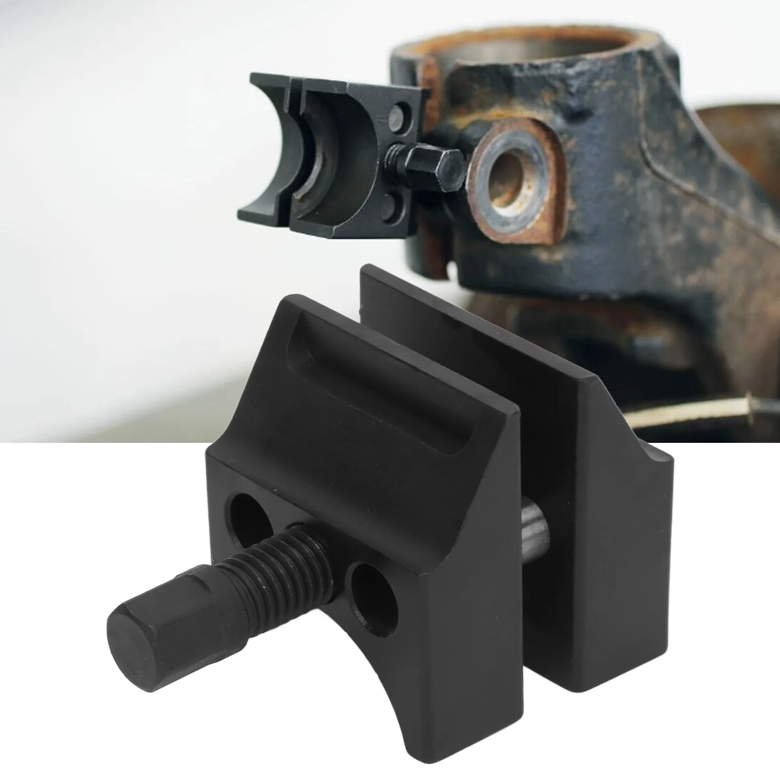 Suspension Strut Hub Steering Knuckle Tool  Steel Double Ended Suspension Strut Split Spreader with Wrench for Vehicle