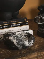 French Retro Marble Art Tray Creative Home Decor Wabi-Sabi Style Living Room Decoration Food Fruit Tray High-End Hotel Decor 2