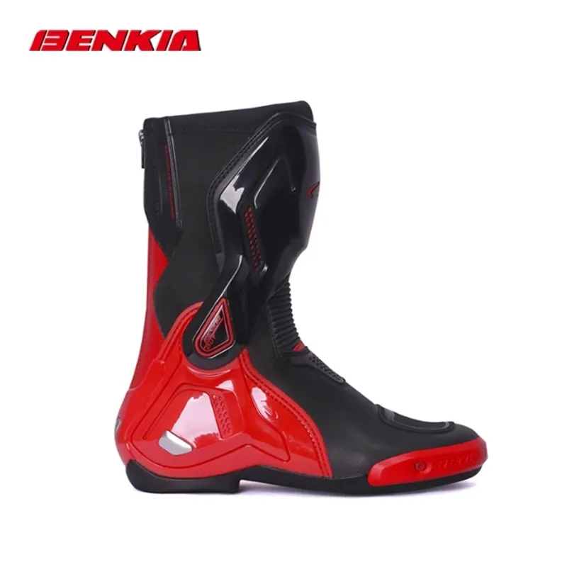 New BENKIA 208 Motorcycle Boots Track Racing Botas CE Certification Motorcycle TORQUE Boots