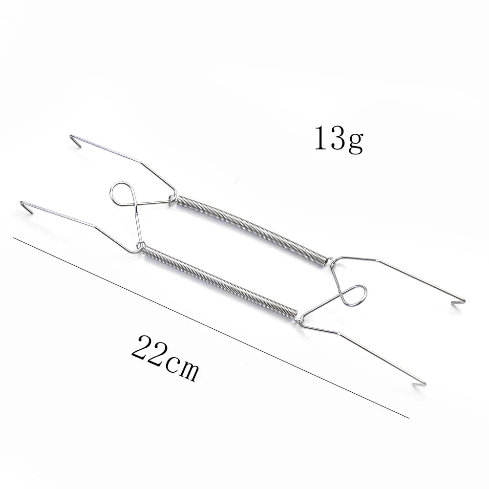 2PCS 8 Inch Plates Hanger Wall Display Holder W Type Dish Holder Stainless Steel Spring Invisible Hook Rack Home Decor Crafts plate hangers