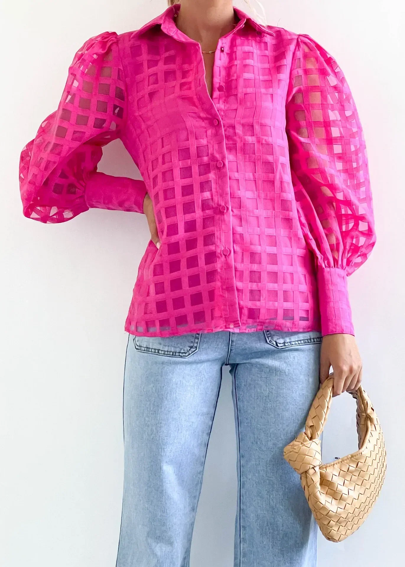 Korena Shirt - Hot Pink (5).jp