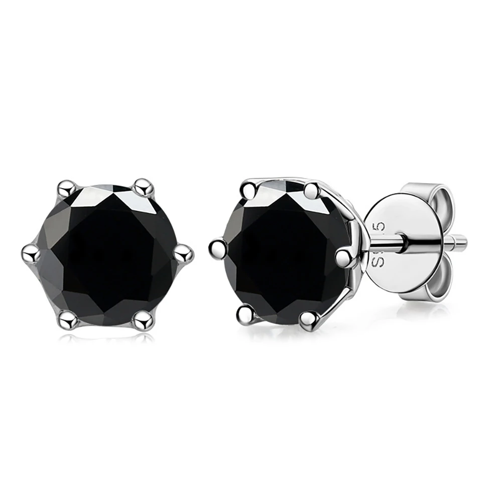Boucles D'oreilles Créole THIERRY MUGLER Plaquées Argent Et Zirconium