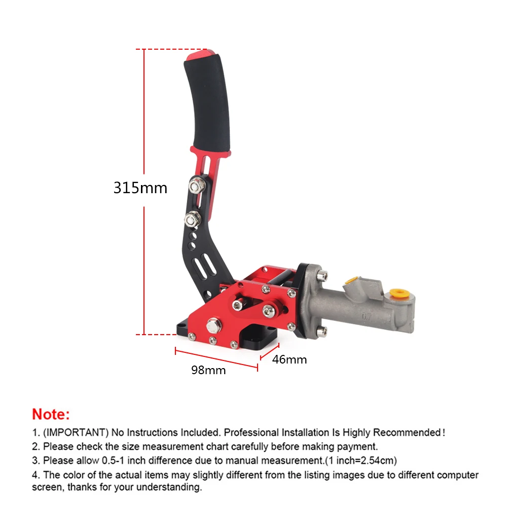 Aluminum Alloy Universal Hydraulic Handbrake Lever Drift Hand brake E-Brake Racing RED BALCK BLUE GOLD PURPLE COLOR racing gear shifter