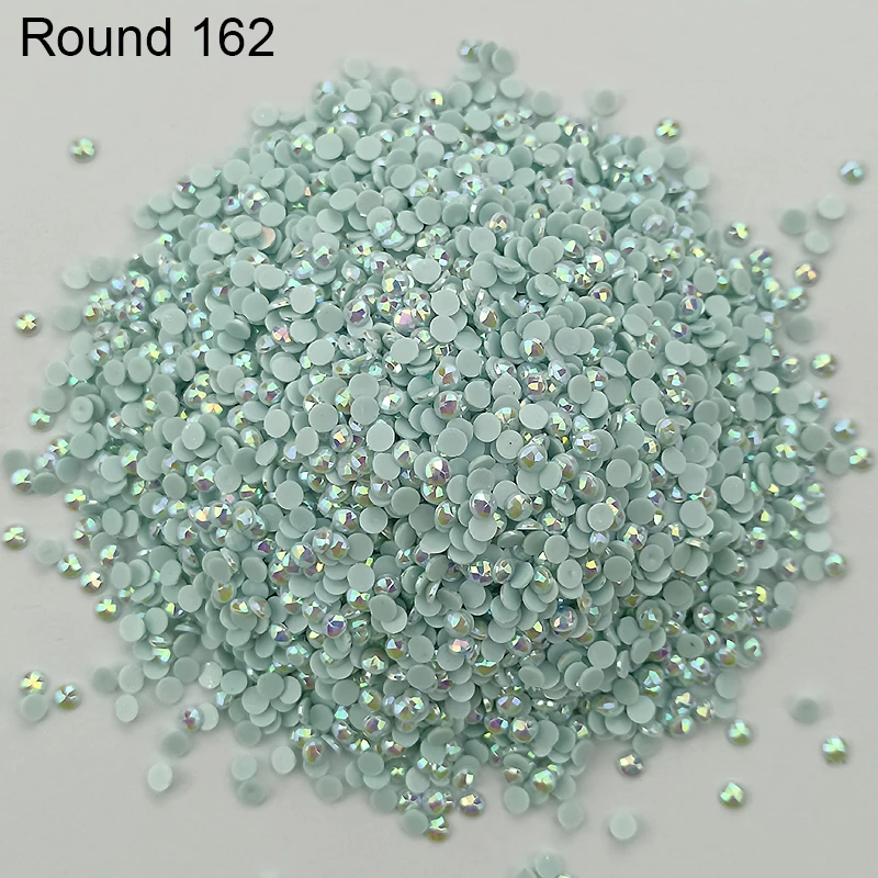 Green Crystal Shapes / Sizes Mix / Green Diamonds / Green Rhinestones /  Green Charms / 162