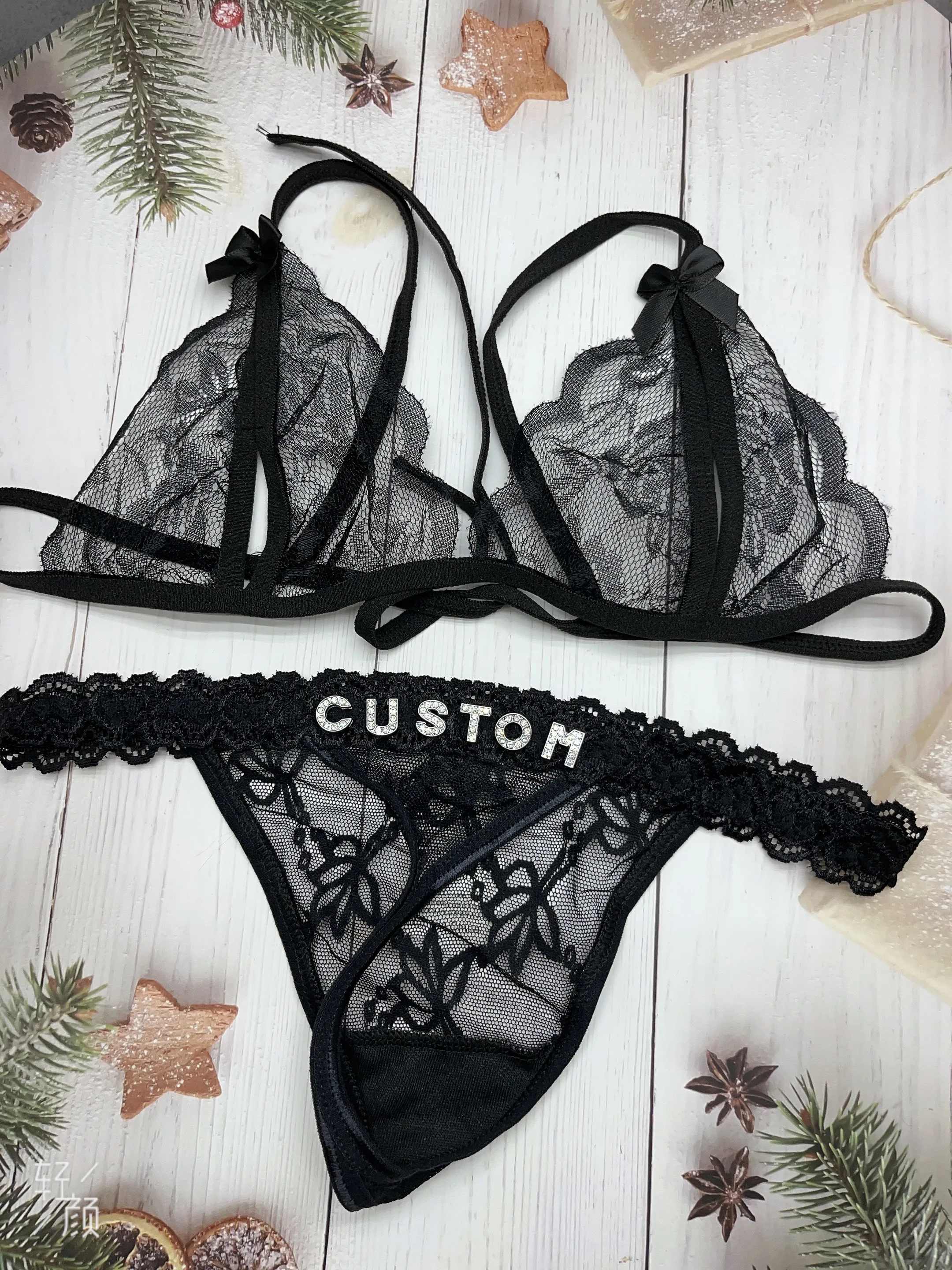 4Pcs Sexy Custom Thong With Rhinestone Letters For Women Bikini Set Customize  Name G-string Underwear Body Jewelry Birthday Gift - AliExpress