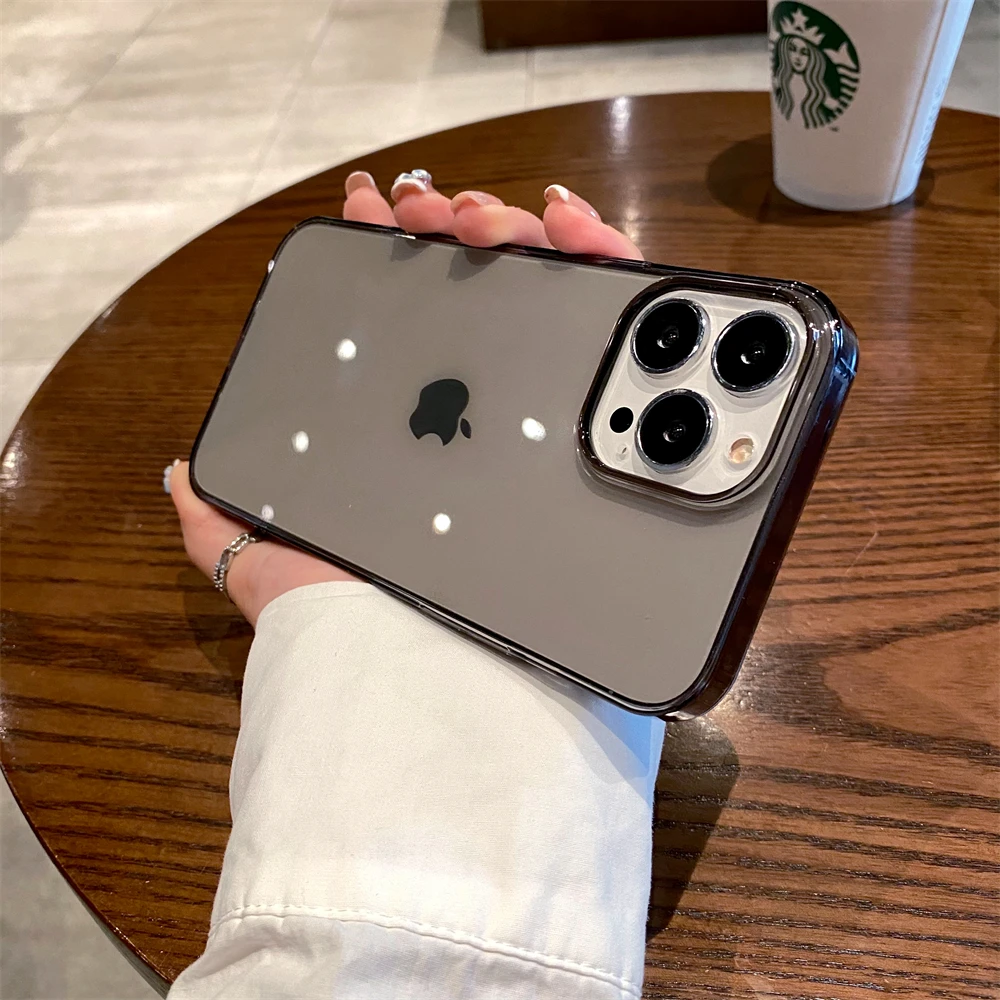 cute iphone 11 Pro Max cases Transparent Hard Plastic PC Case for iPhone 13 12 Mini 11 Pro Max X XR XS 7 8 Plus SE3 Ultra Thin Shockpoof Crystal Clear Cover iphone 11 Pro Max phone case