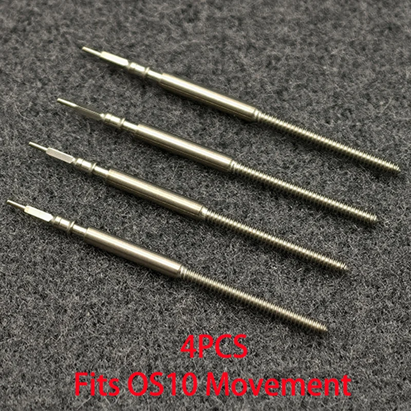 Stainless Steel Crown Movement Stem for Automatic Mechanical Watches - 2/4PCS Set