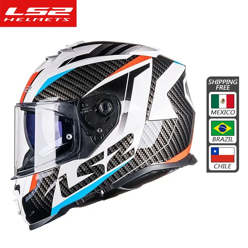 

Original LS2 FF800 motorcycle helmet ls2 STORM full face Helmets kaciga casco moto capacete with fog-free system