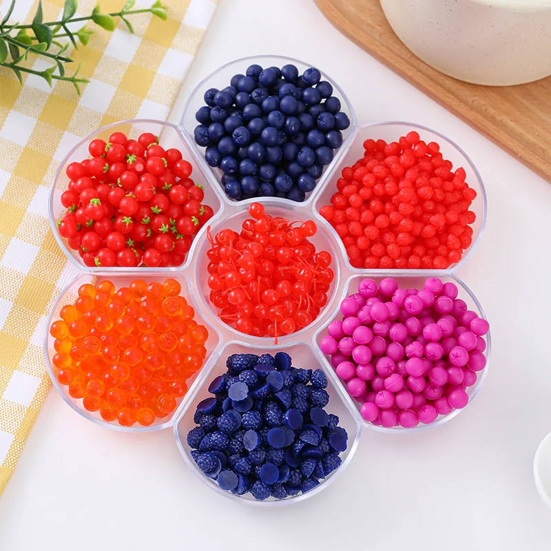 Artificial Fruits and Vegetables Simulation Mini Props 100pc/lot