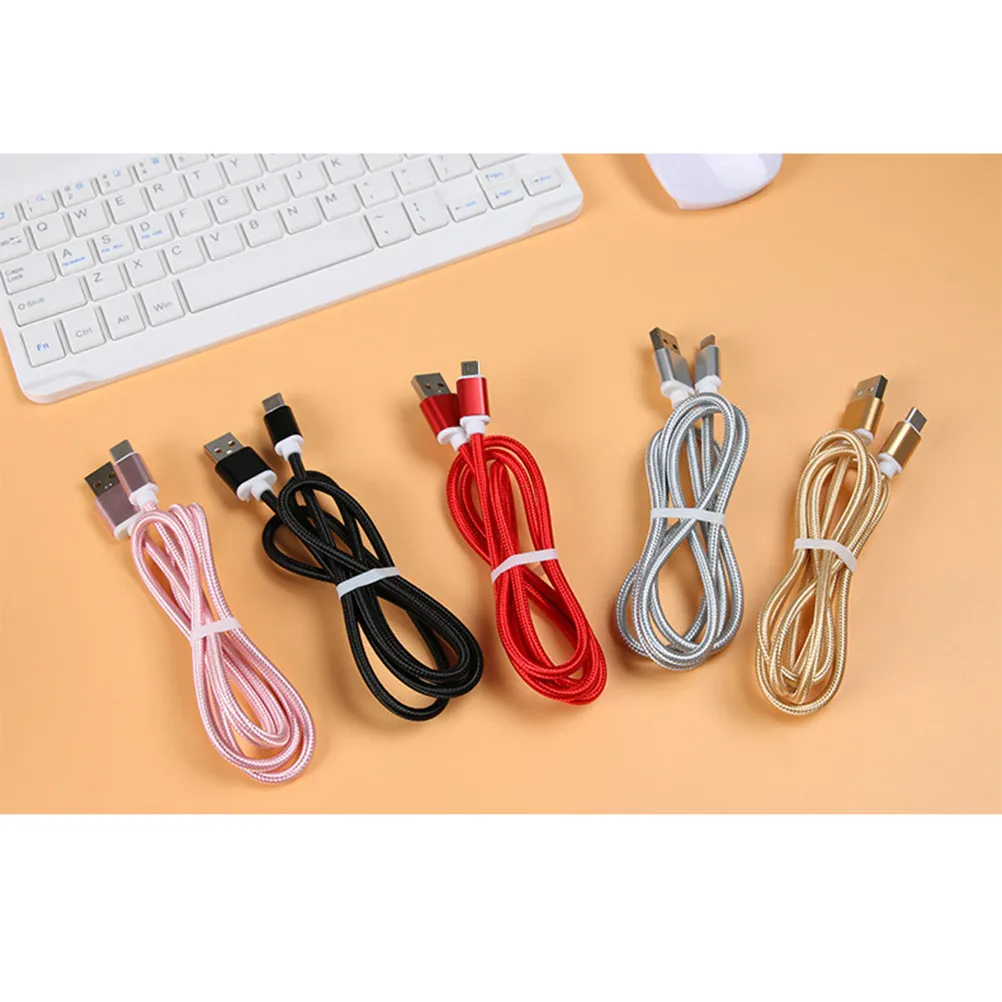 USB 타입 C 케이블 3.3피트 나일론 편조형 고강도 고속 충전 데이터 전송 코드(강화 알루미늄 끝단 포함)
