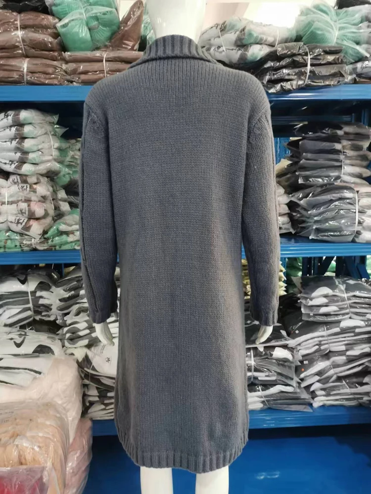 Women Knitted Sweater Autumn Winter Long Sleeve Cardigan