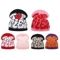 Y2K Letter Knitted Winter Autumn Beanie Cap Men Women Kanye Beanies Gorras Hombre Top Warm Skiing Hat Ear Hats Hip Hop Skullcap - Image 6