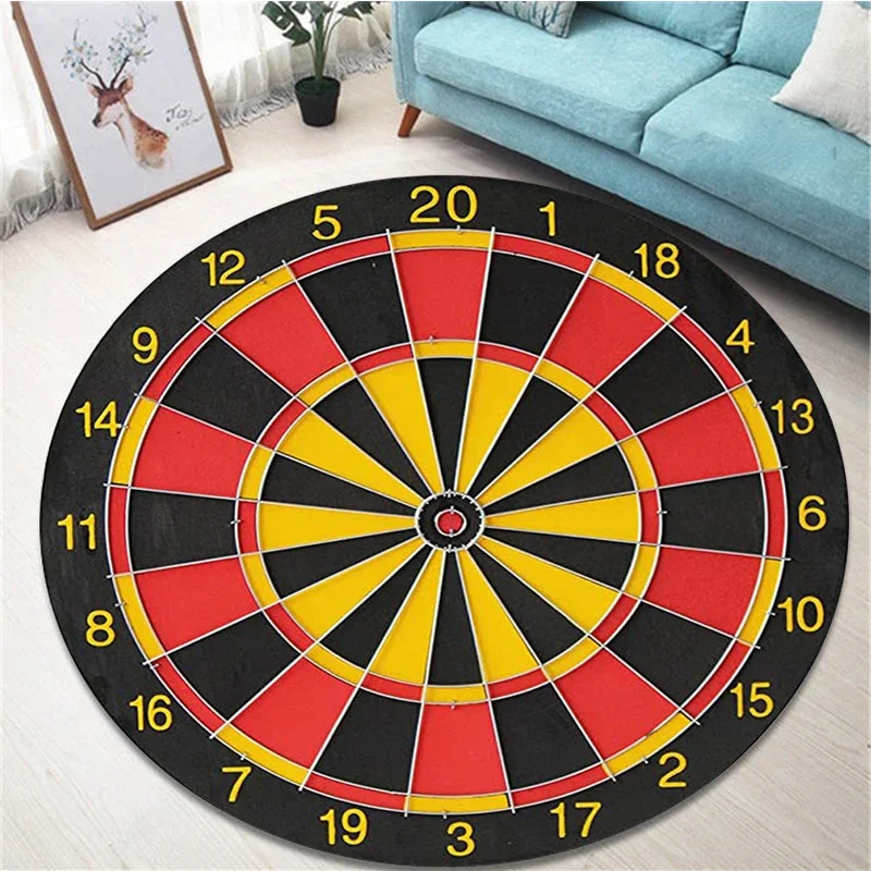 

Leisure and entertainment boomerang creative carpet bedroom living room home decoration circular floor mat anti slip pad
