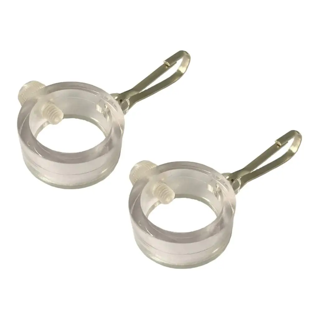 2x Flagpole Rings Easy to Use 360 Degree Rotating Practical Flagpole Fixing Tool for 1'' Flag Poles Accessory Flag Pole Kits
