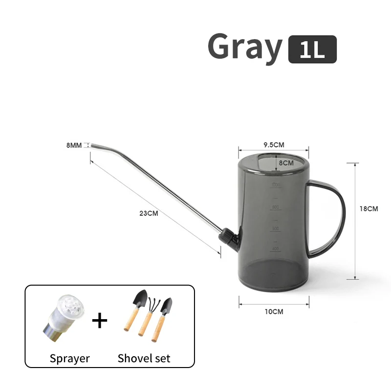 3pcs grey 1L