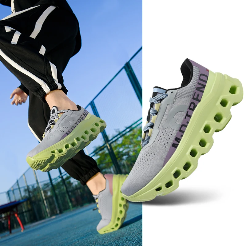 New Men's HighPerformance Outdoor Mesh Breathable Sneakers Lightweight Running Casual Board Shoes with Enhanced Cushioning