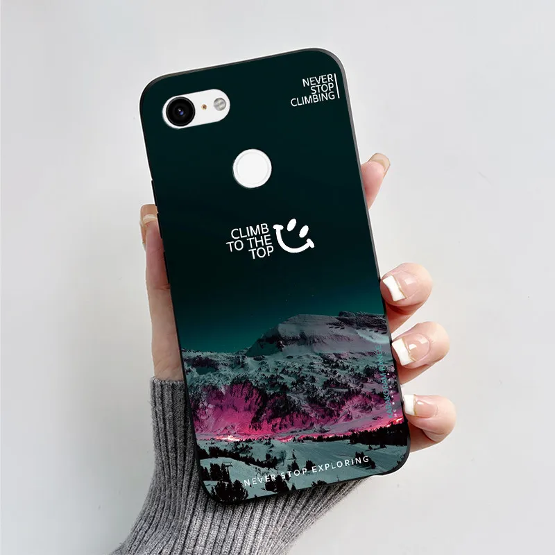 Charming Heart Cartoon Black Bumper Soft TPU Silicone Phone Case
