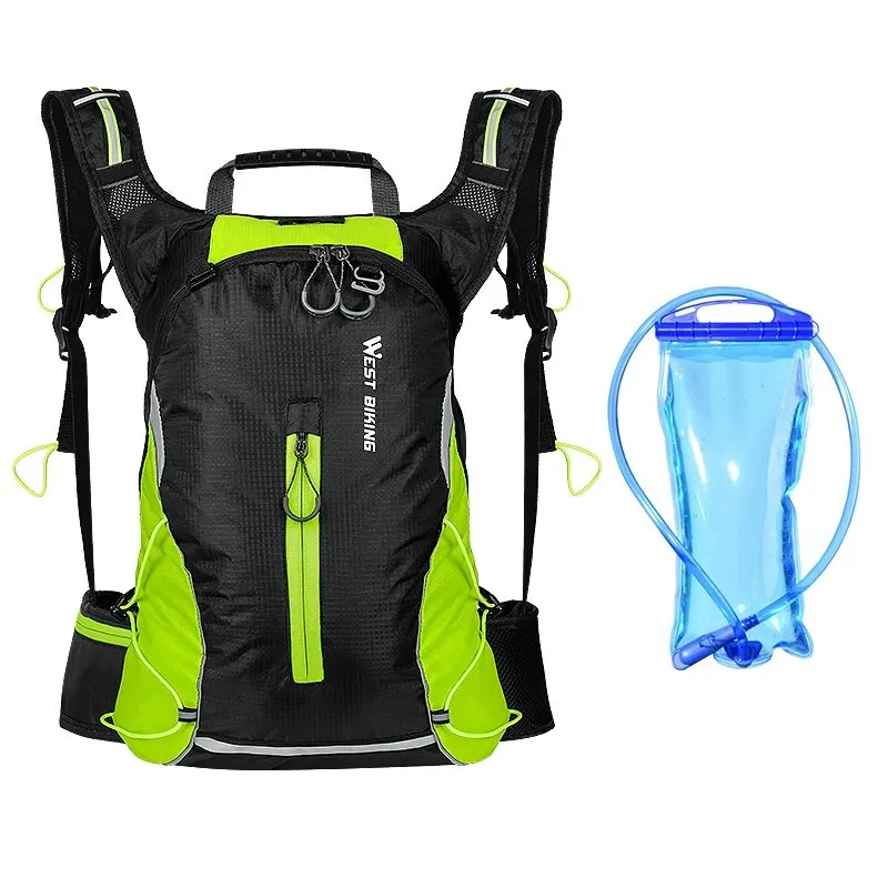 Green With Water Bag