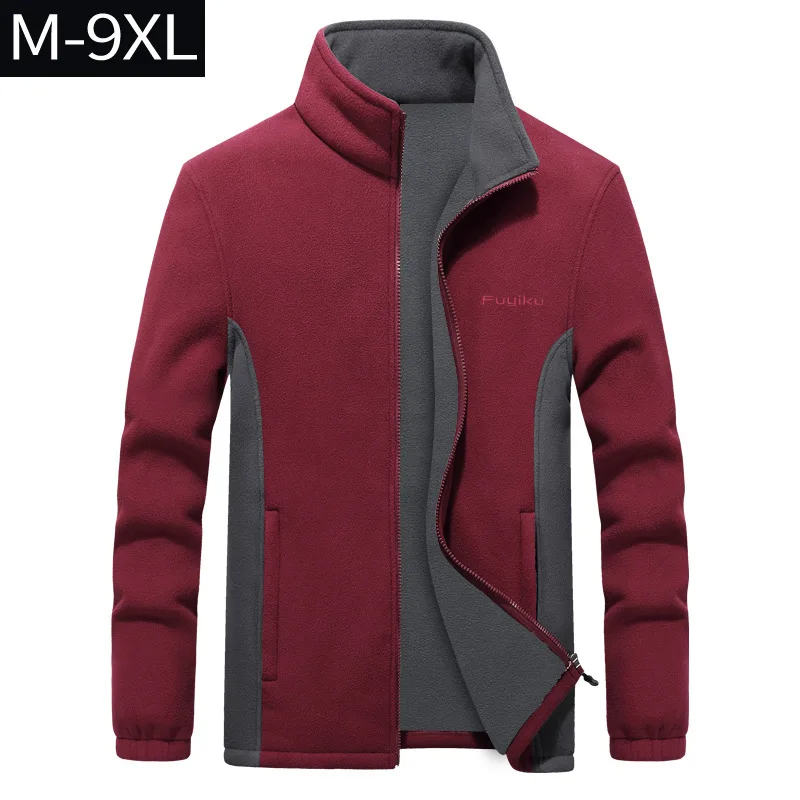 

Jacket Men Thermal Lamb Fleece Thickened Coat Men's Coat Keep Warm Autumn Winter Hoodie Stand Collar Cardigans