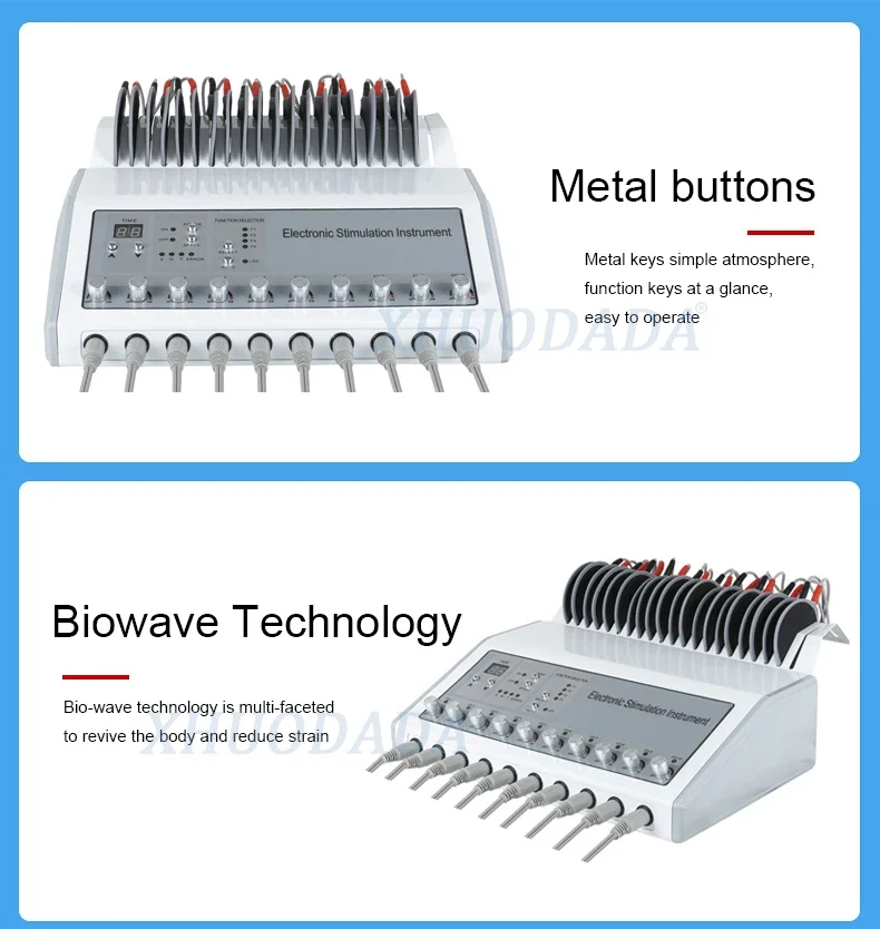 Weight Loss machine ems muscle stimulator Electrostimulation Machine Russian Waves ems Electric Muscle Stimulator massager S871 6