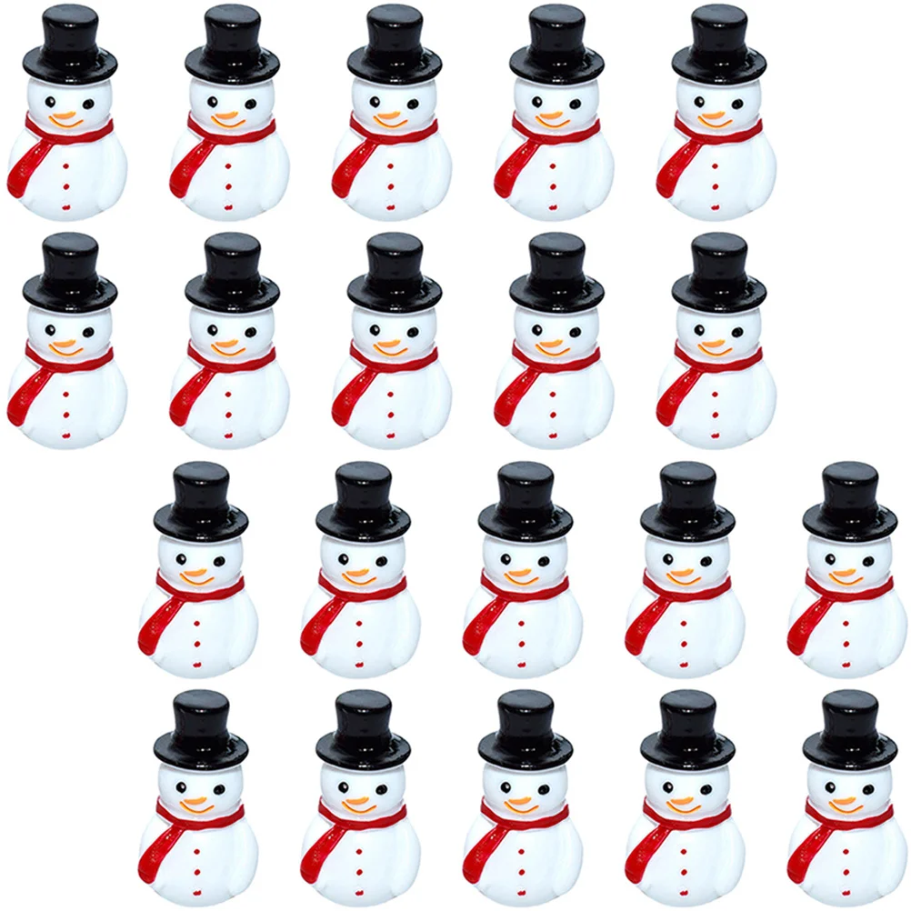 

Miniature Snowman Charms Snowman Figurines Miniature Christmas Decors Mini Snowman Miniature Resin Ornaments