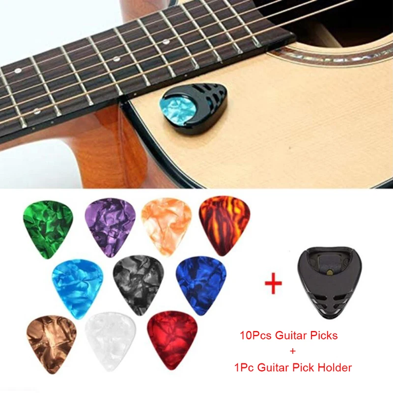 

10Pcs New Acoustic Picks Plectrum Celluloid Electric Smooth Guitar Pick Accessories 0.46mm 0.71mm 0.96mm