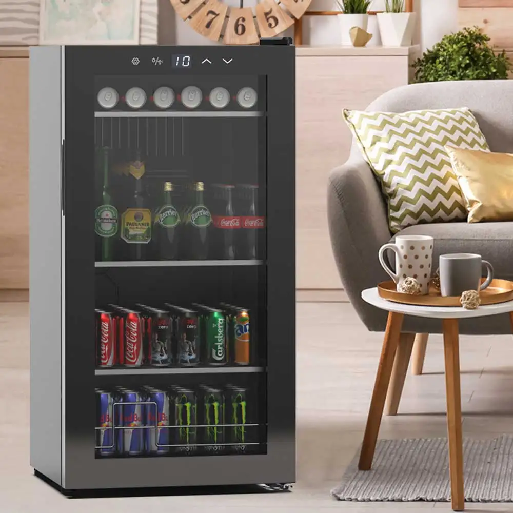 Household mini refrigerator single door cold storage crisper constant temperature wine display cabinet