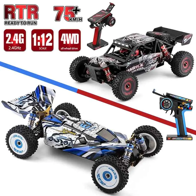 WLtoys 124017 124016 Voiture RC 75km/h 4WD Brushless