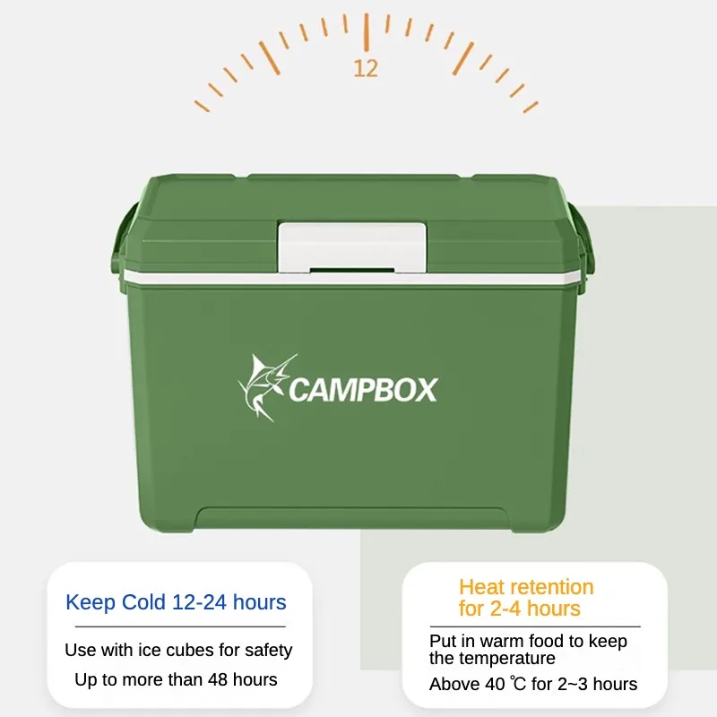 Portable 7L Outdoor Camping Picnic Ice Block Insulation Box Insulated Thermal Cooler Box