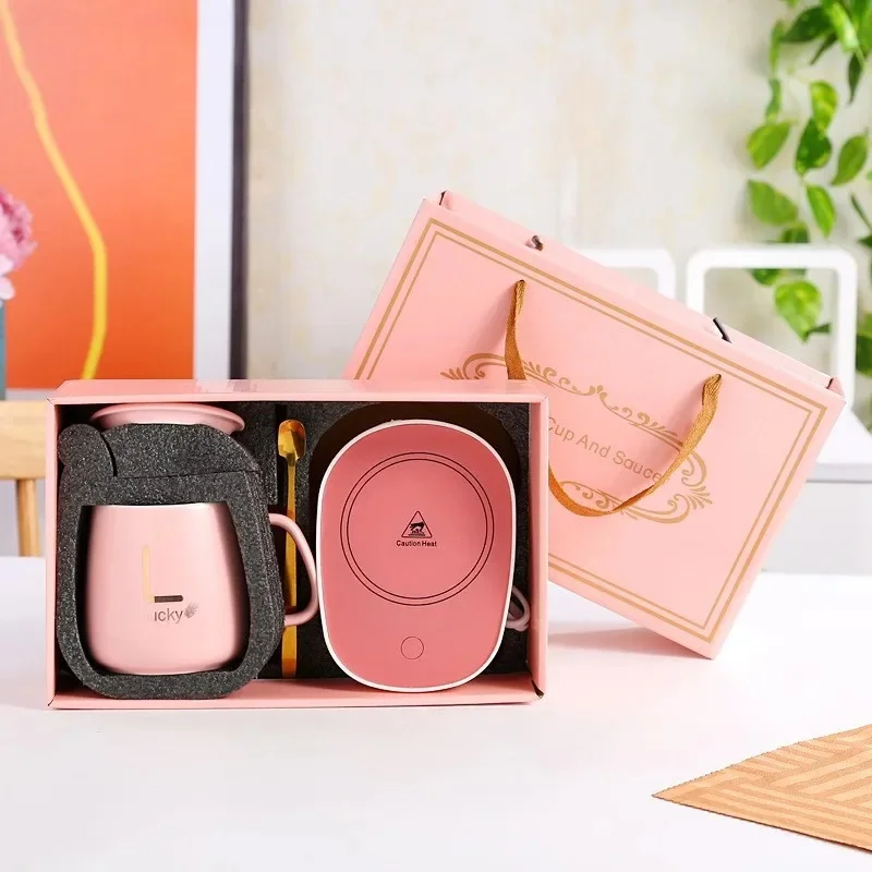 Luxury Ceramic Coffee Cup Set with Warmer - طقم كو...