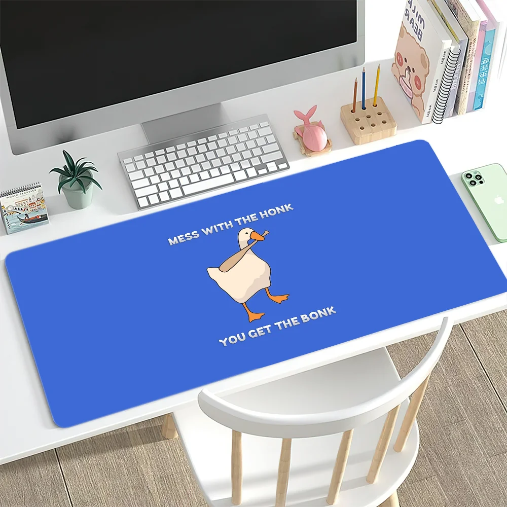 U-Untitled Goose Game Mouse Pad Gamer Cabinet Pc Desk Mat Keyboard Computer Desks Xxl Mousepad Large Mausepad 3