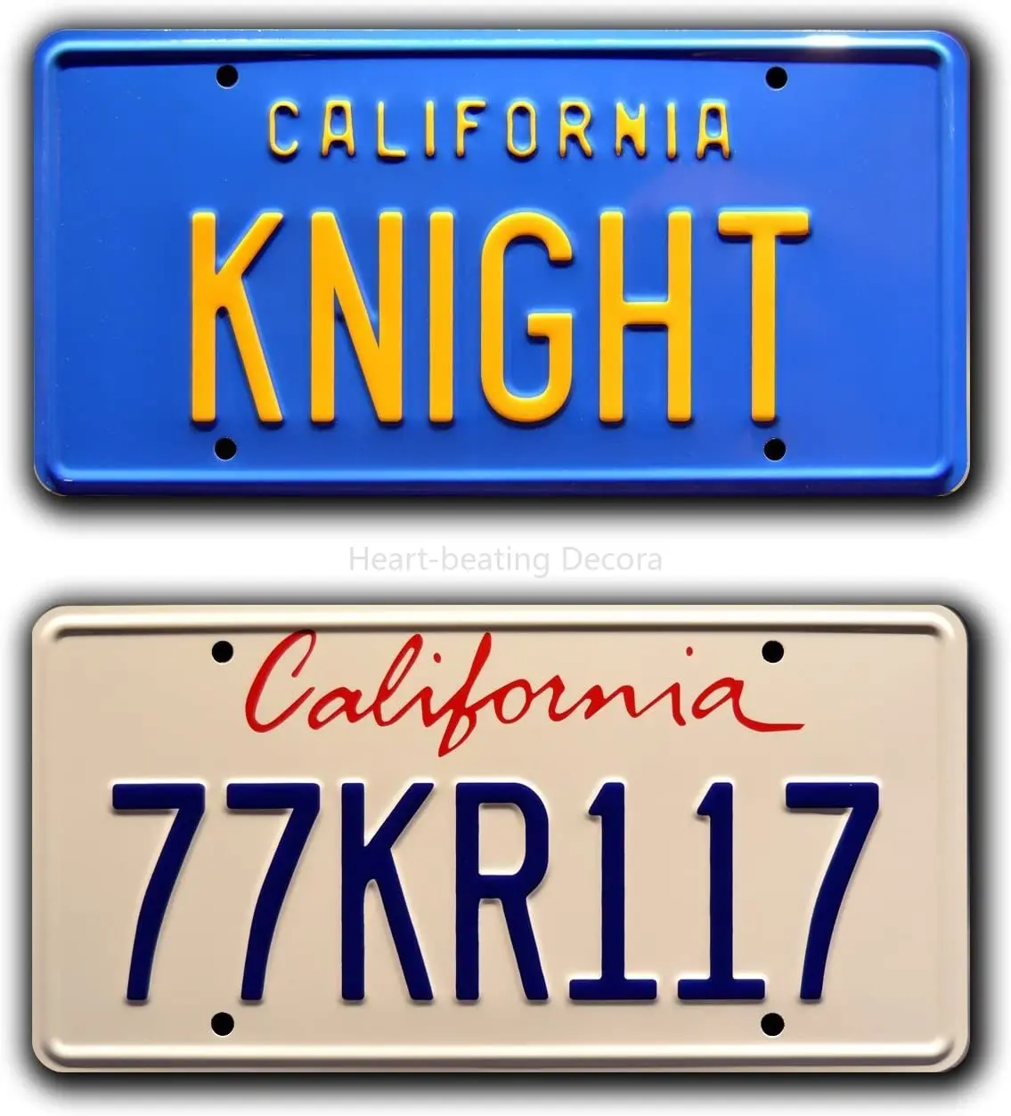 

Celebrity Machines Knight Rider Metal License Plates 1