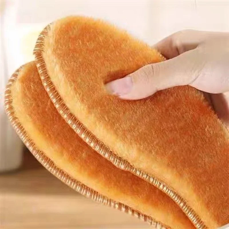 2 Paires De Semelles Intérieures Polaires Douces Et Chaudes – Unisexe, Tailles 3 à 12