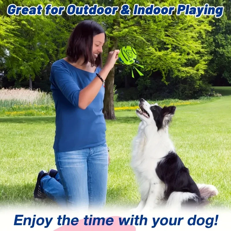 Dog toy rolling sound ball self-entertainment ball grinding teeth to relieve boredom and bite-resistant ball pet sound ball 2