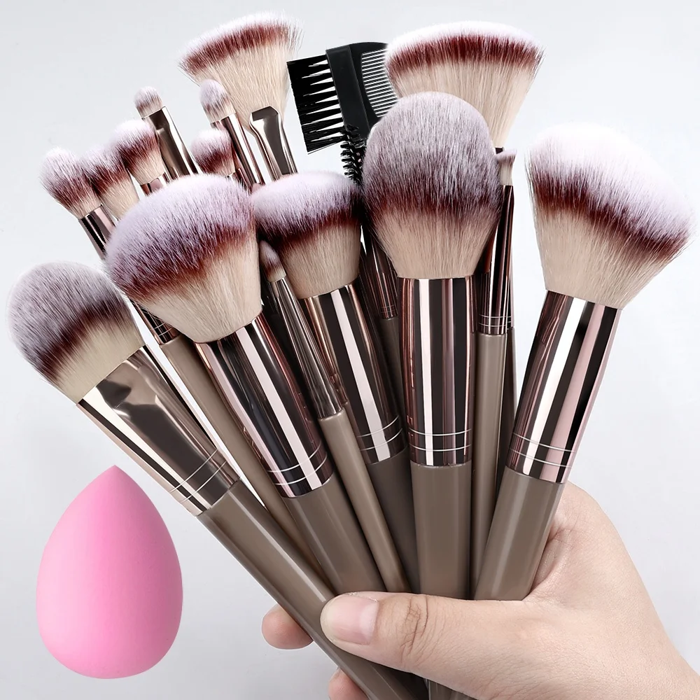 Professional Makeup Brush Set - Super Soft Brushes for Blush, Highlighter, Foundation, Concealer, and Eyeshadow