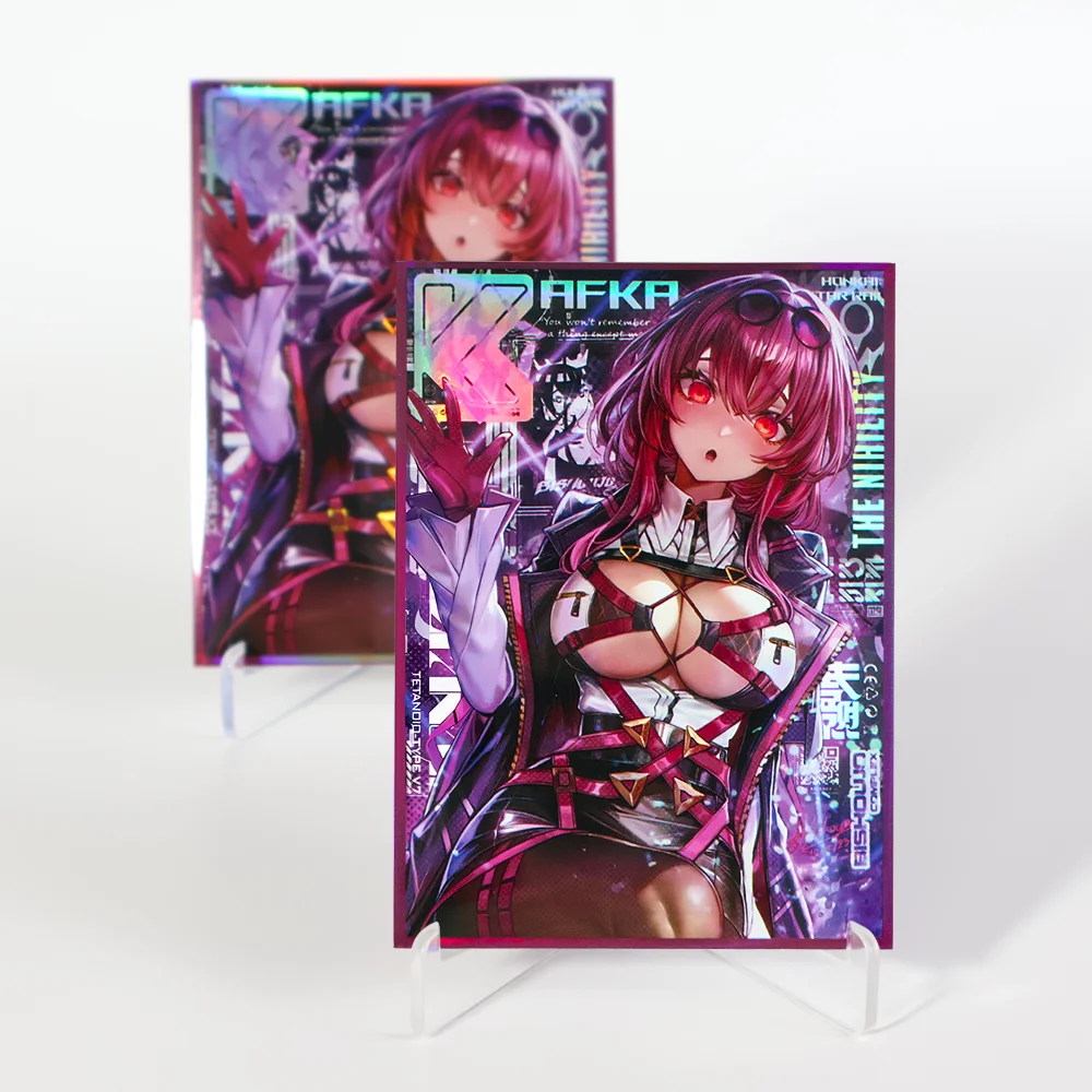 Anime Laser type Card Sleeves Standard size TCG Card Protector Compatible with Transaction cards 60 PCS 67X92 mm card protectors sleeves,game cards,collectible cards,anime cards,card sleeves holder,anime trading cards,animation game cards