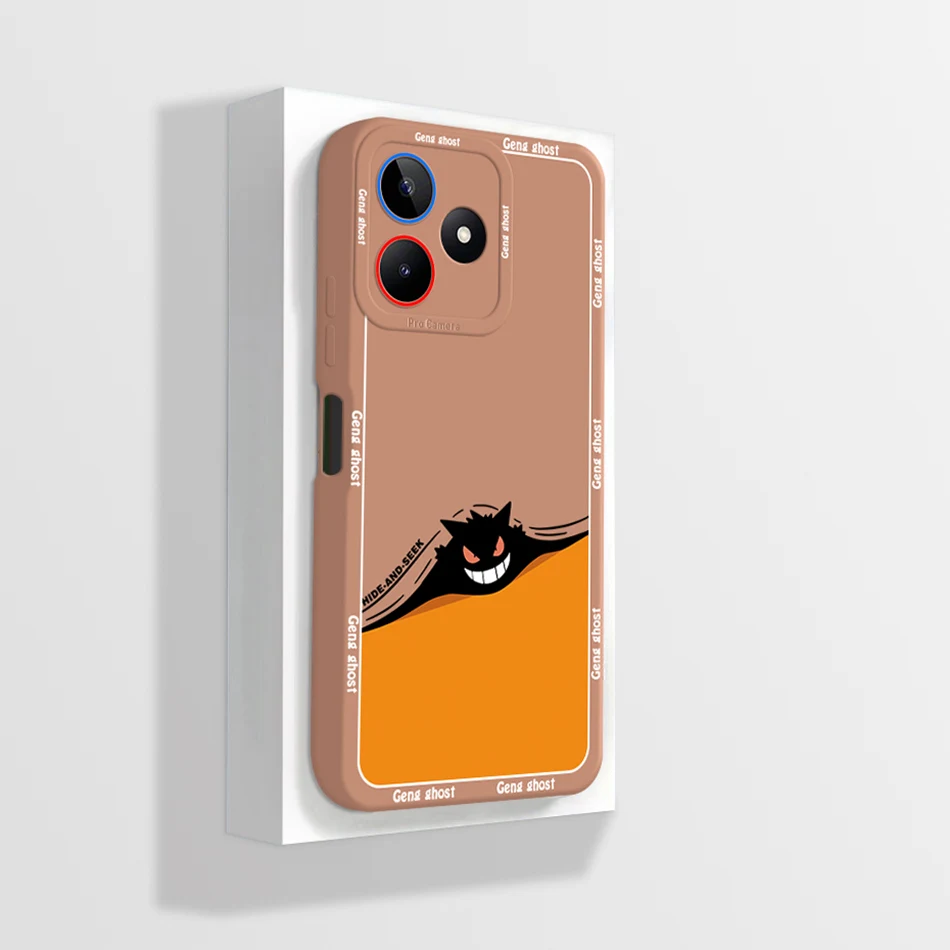Elegant Floral Phone Case with Full Camera Protection - Realme Note 50