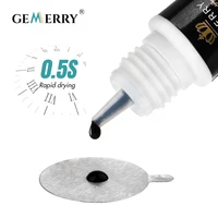 Gemerry Eyelash Extension Glue NaNo Tek 0.5s Fast Drying Adhesive Waterproof Lasting Grafting Lash Glue No Irritant Makeup Tools 2