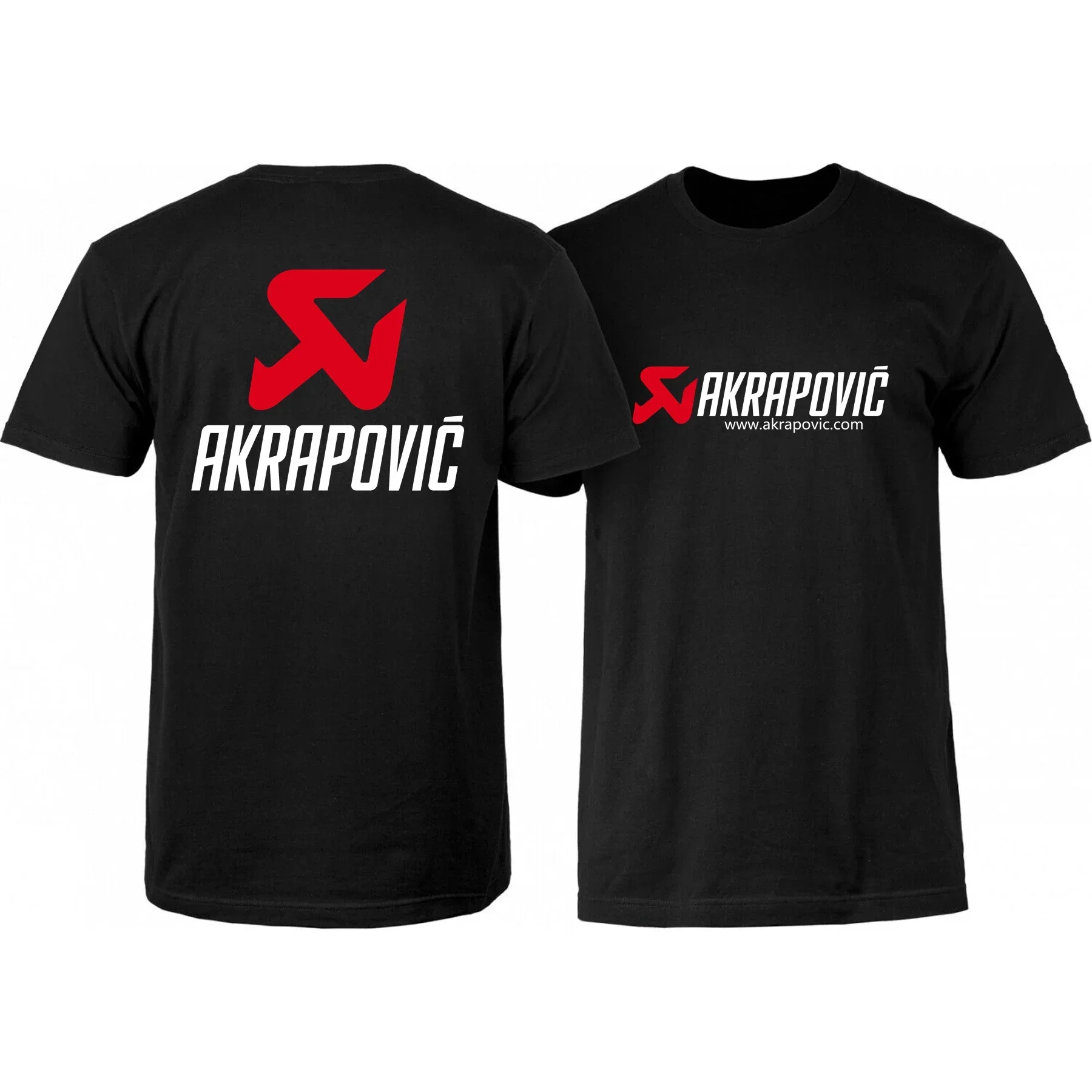 

2023 Fashion Tees Men Exhaust Pipe Akrapovic T Shirt Oversized Casual Breathable T-shirt Graphic Youth Cloth Streetwear S-3XL