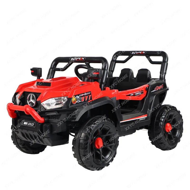 

Sitting Double Toy off-Road Vehicle Children's Electric Car Adult Remote Control Boys and Girls Baby's Stroller